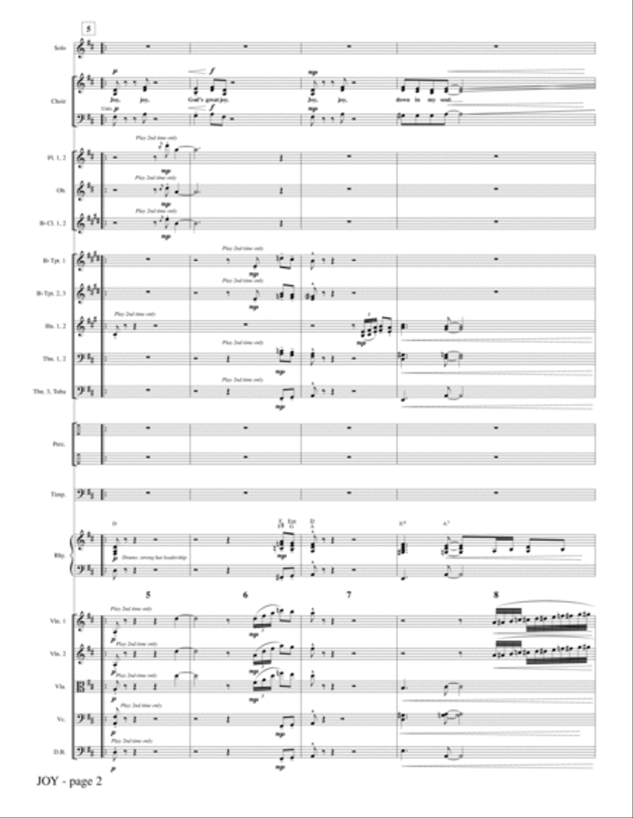 Joy - Full Score Joy - Full Score Choir scores gallery preview page 2