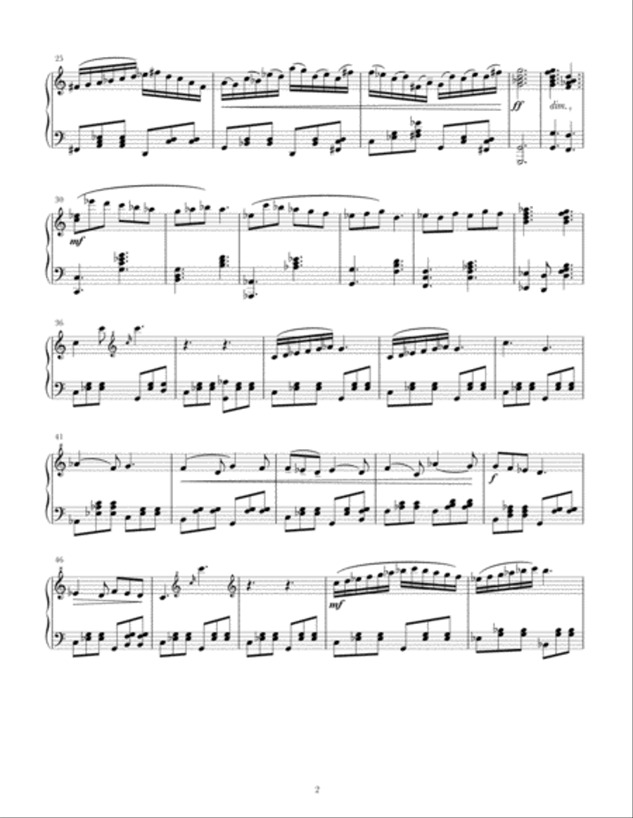 Ghost Carnival Ghost Carnival Piano Solo scores gallery preview page 2