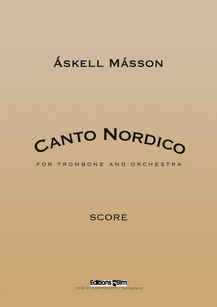 Canto Nordico (Trombone Concerto)