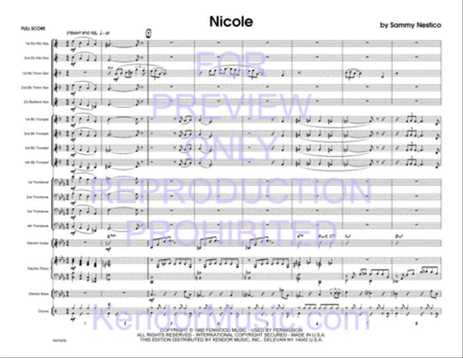 Nicole Jazz Ensemble scores gallery preview page 2