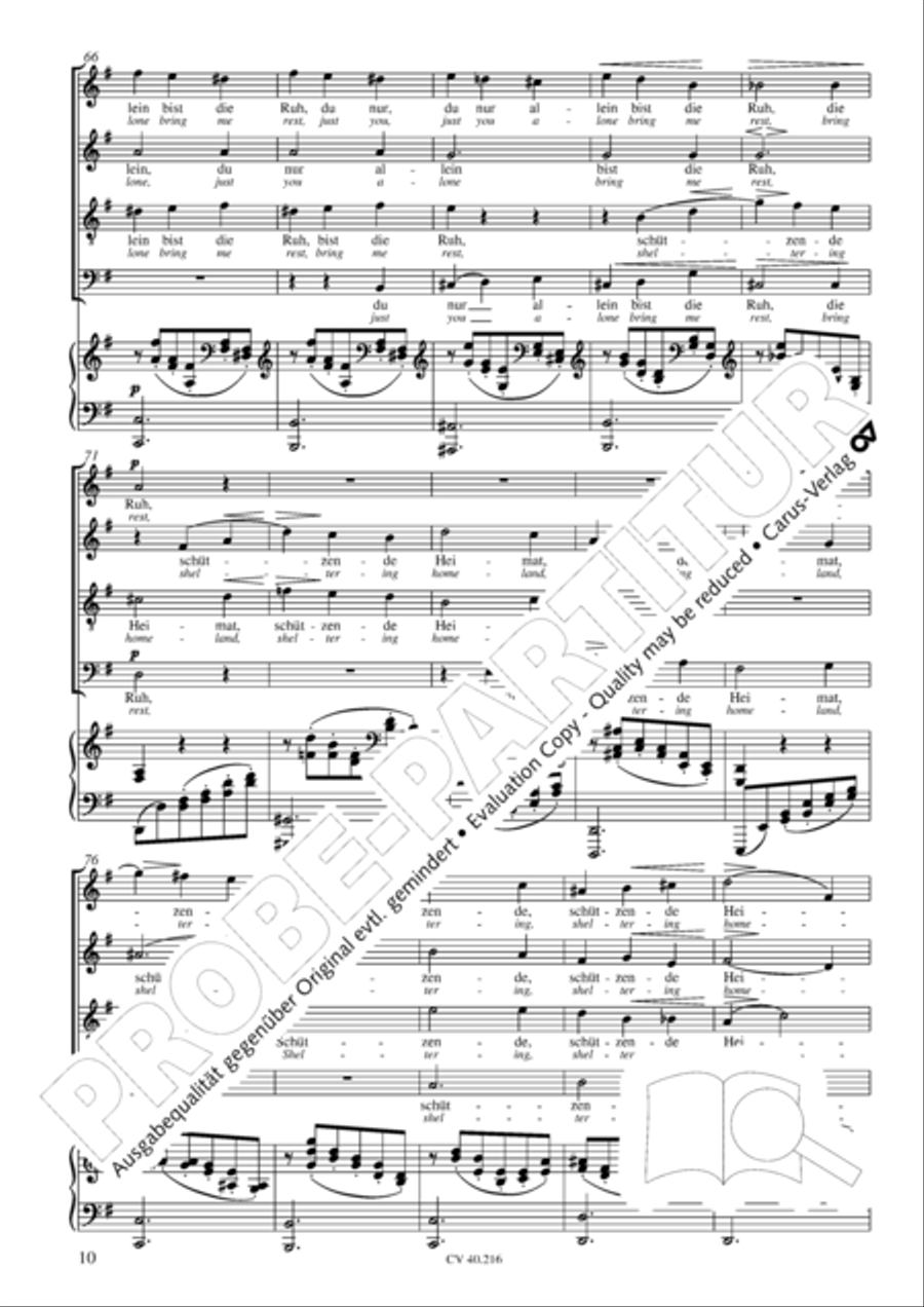 Drei Quartette op. 64 Choir scores gallery preview page 11