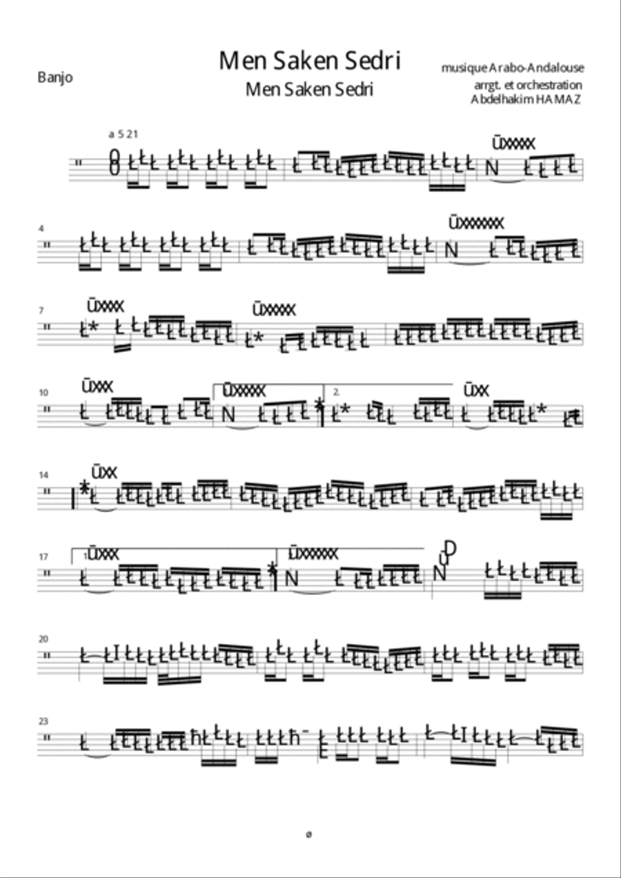 3 suite symphonique andalouse String Orchestra scores gallery preview page 4