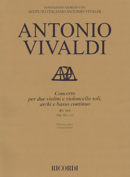 Concerto D Minor, RV 565, Op. III, No. 11