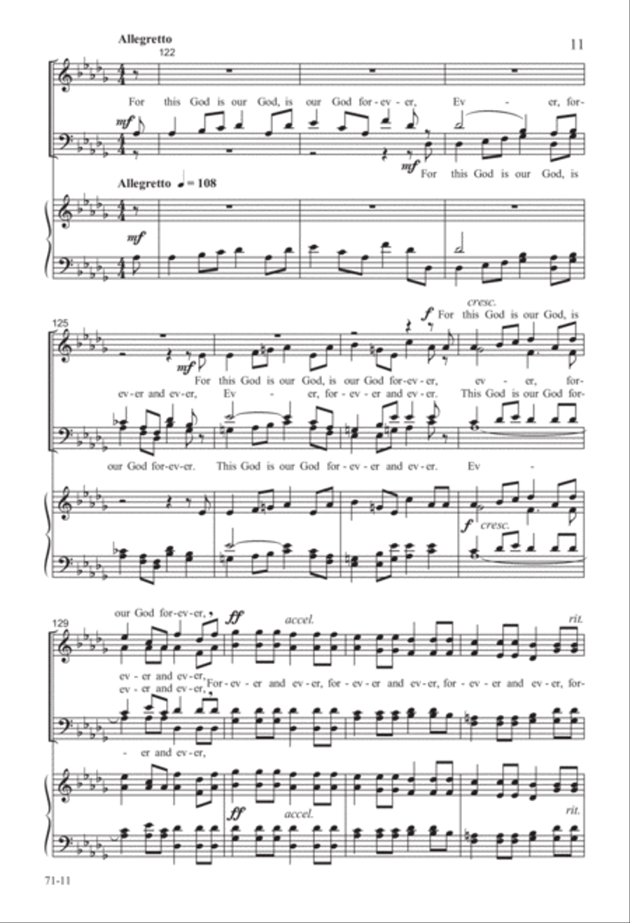 Let Mount Zion Rejoice Let Mount Zion Rejoice 4-Part scores gallery preview page 12