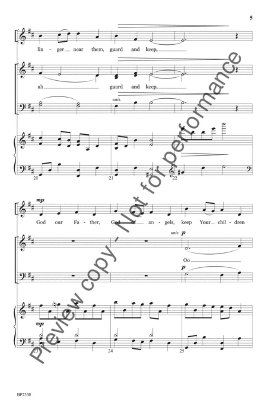 Keep Your Children Keep Your Children 4-Part scores gallery preview page 6