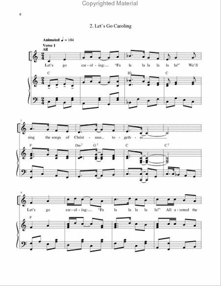 One Good Christmas 4-Part scores gallery preview page 2