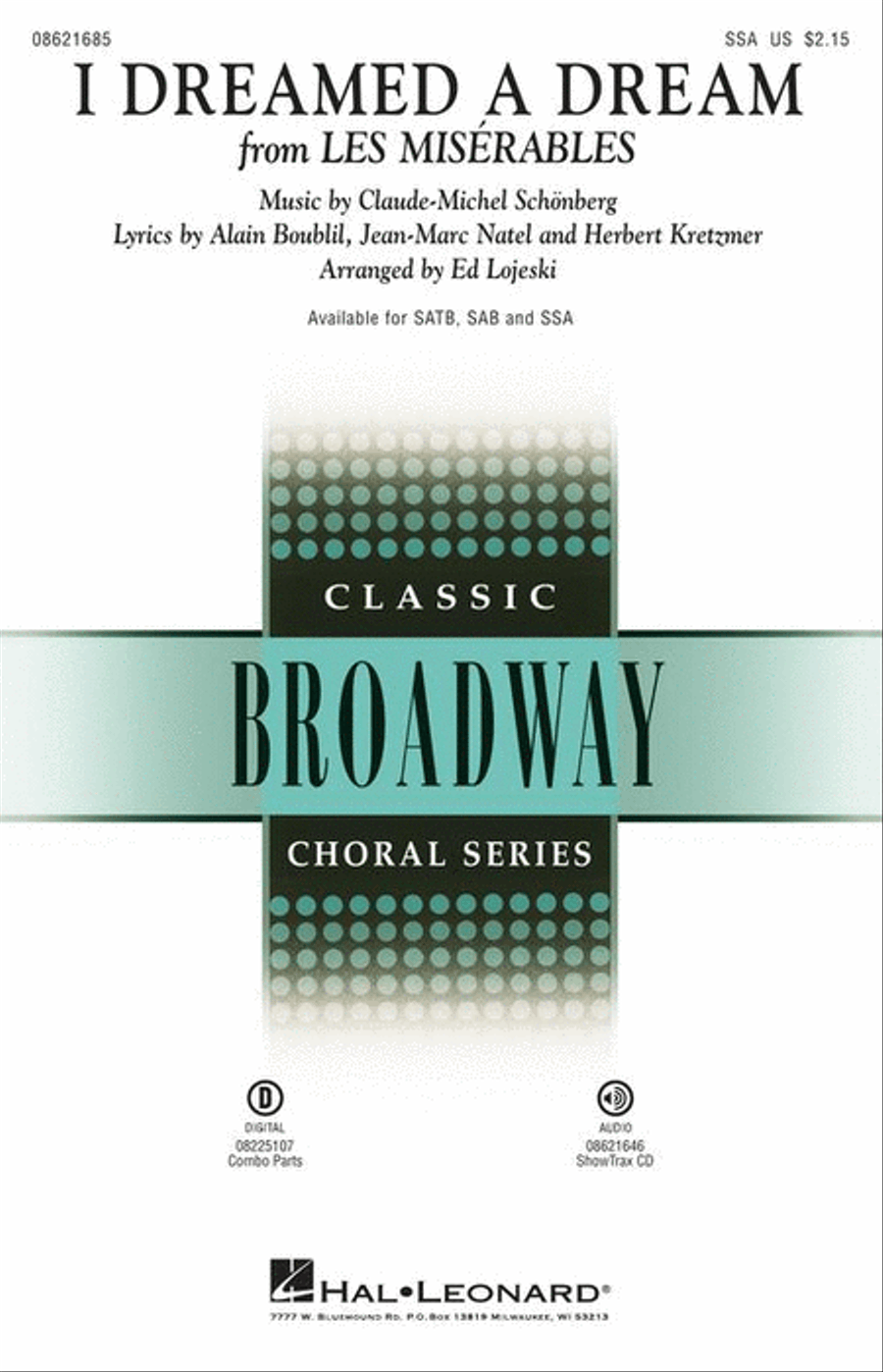 I Dreamed a Dream I Dreamed a Dream SSA scores gallery preview page 2