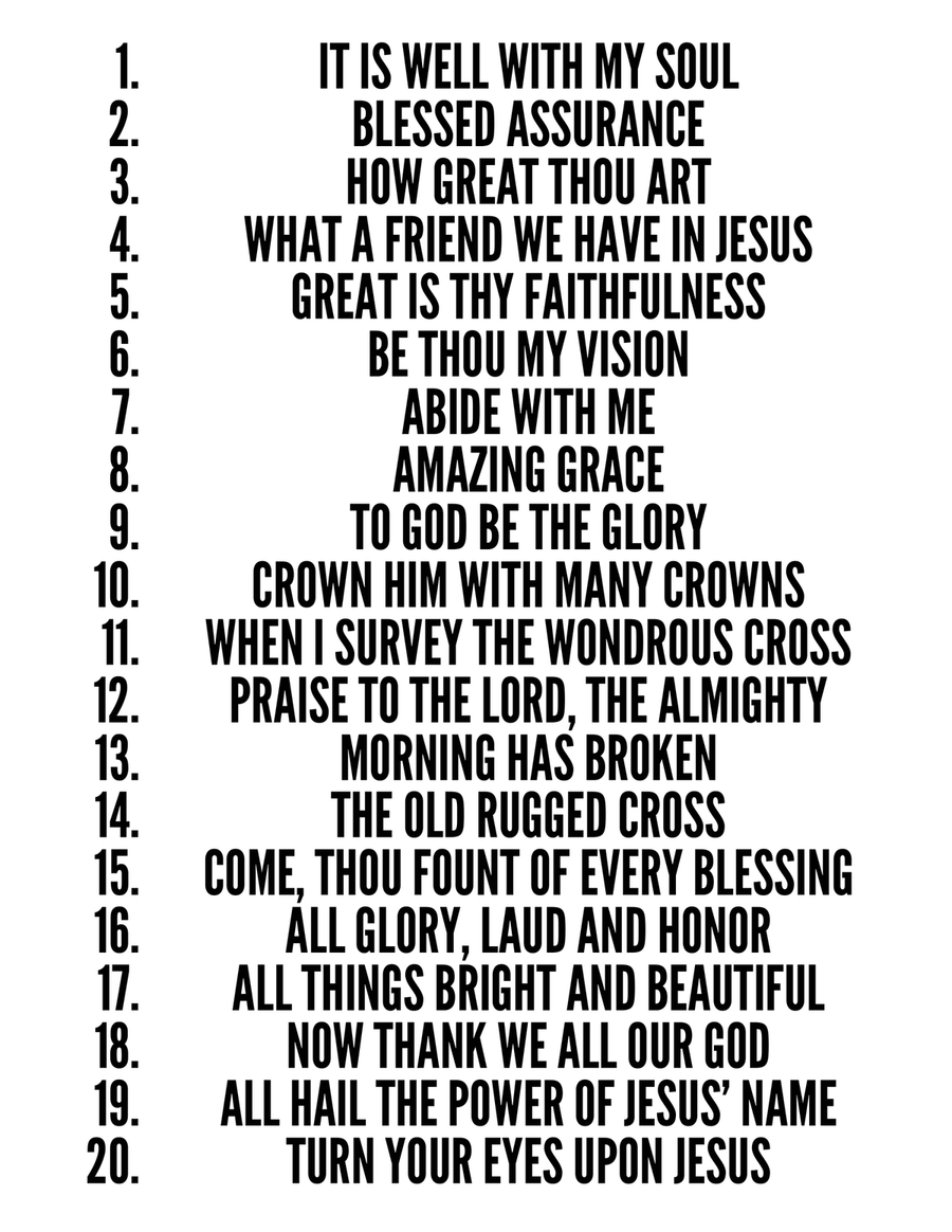 Easy Piano Hymns Easy Piano scores gallery preview page 3