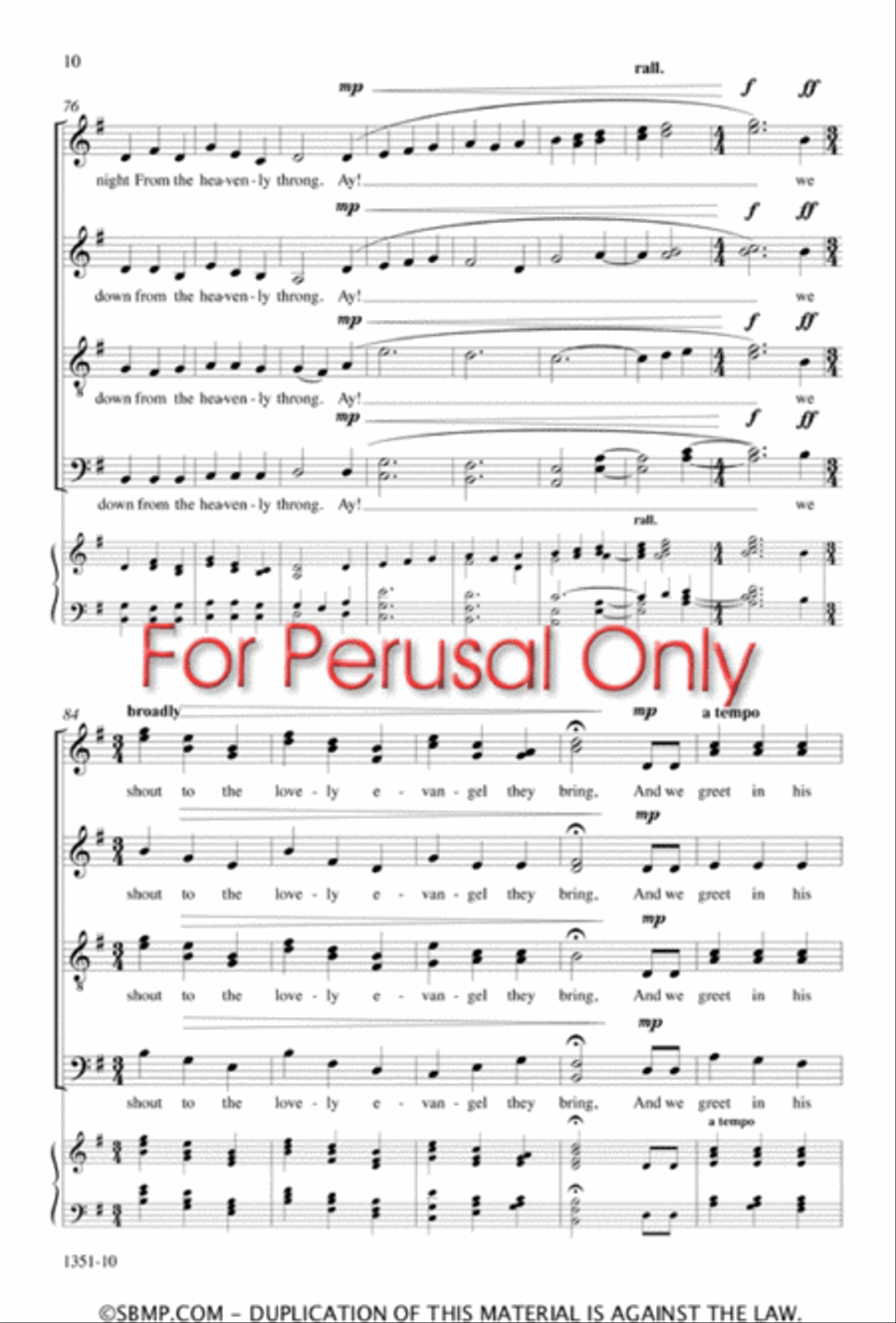 The Beautiful Sing - SATB divisi Octavo Divisi scores gallery preview page 9