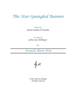 Book cover for The Star-Spangled Banner for French Horn Trio