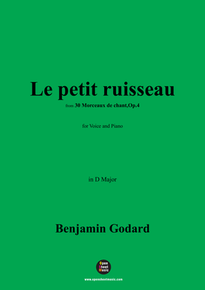 B. Godard-Le petit ruisseau,Op.4 No.6,in D Major