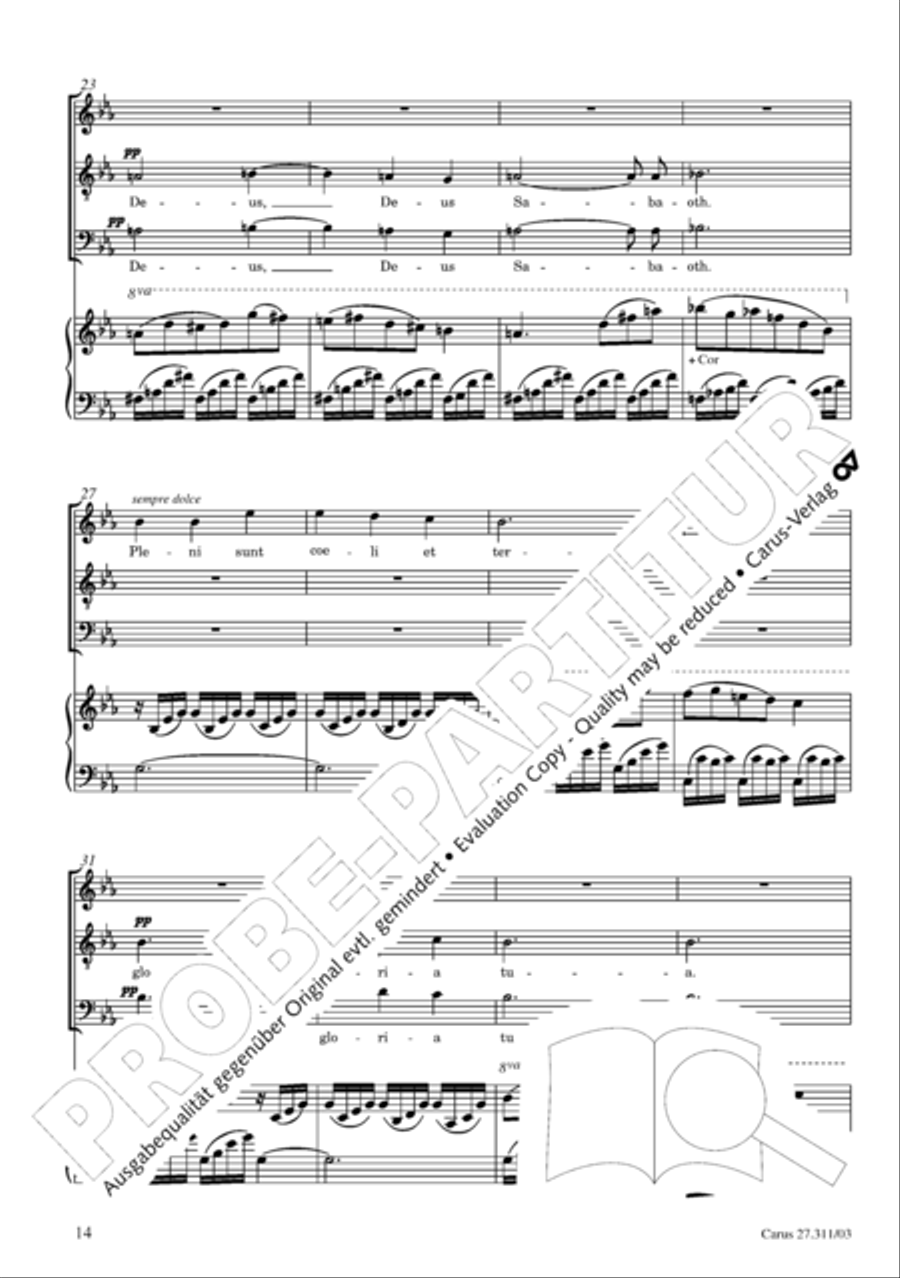 Requiem - church version (Requiem. Fassung mit kleinem Orchester) Requiem - church version (Requiem. Fassung mit kleinem Orchester) 4-Part scores gallery preview page 15