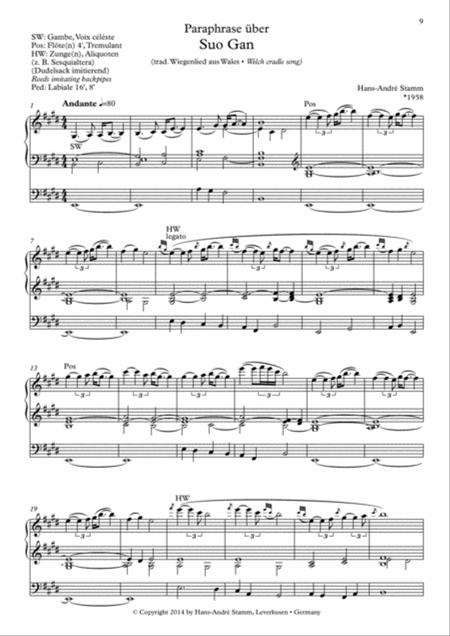 Organ Works Vol. 3 Organ Solo scores gallery preview page 4