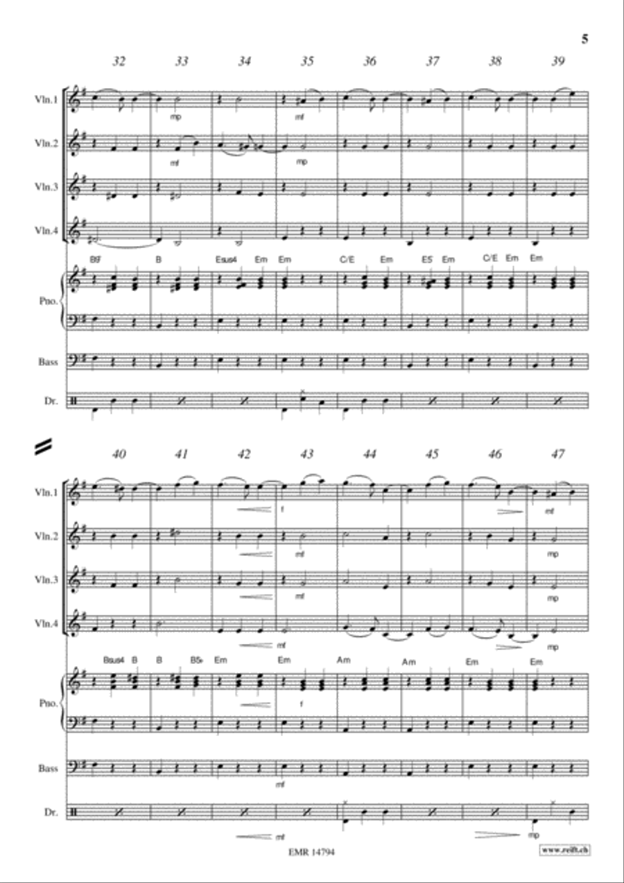 Les Yeux Noirs Violin scores gallery preview page 5