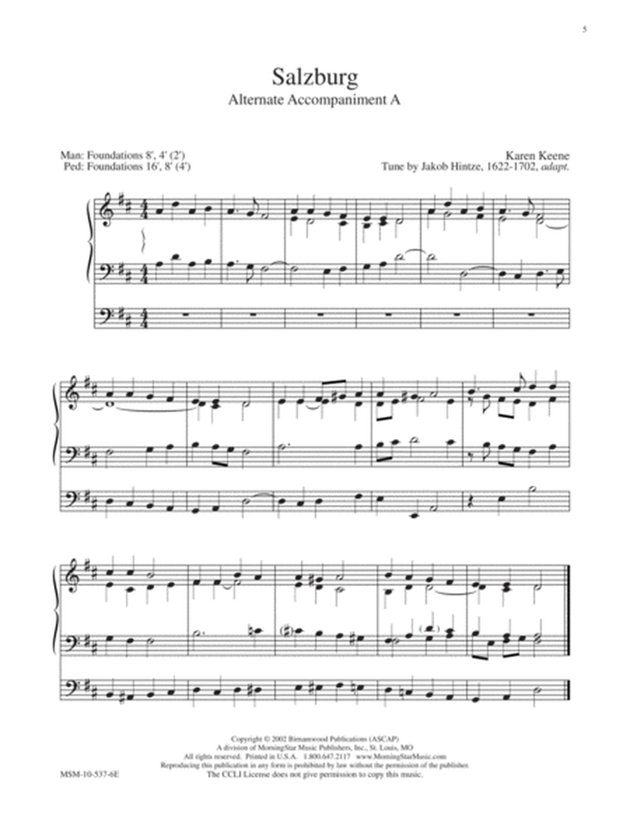 Trio on Salzburg (Trio, Introduction, and Accompaniments)