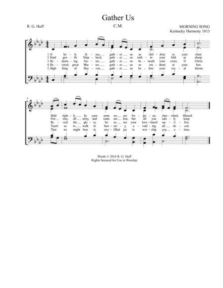 HYMN - "Gather Us" for Choir, Congregation or Soloist image number null