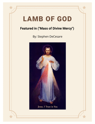 Lamb Of God (from "Mass of Divine Mercy")