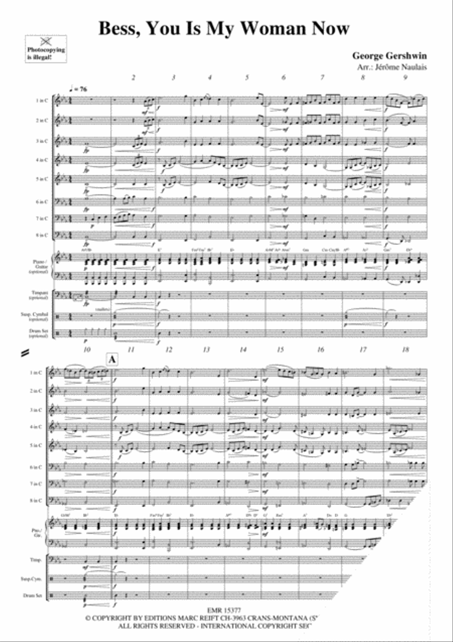 Bess, You Is My Woman Now Chamber Music scores gallery preview page 3
