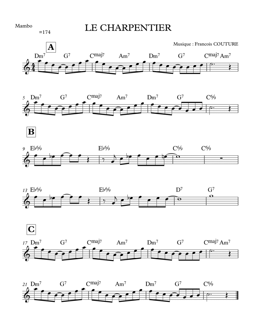 LE CHARPENTIER Piano scores gallery preview page 1