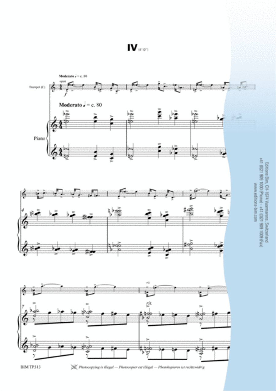 Sonata Sonata Trumpet Solo scores gallery preview page 14