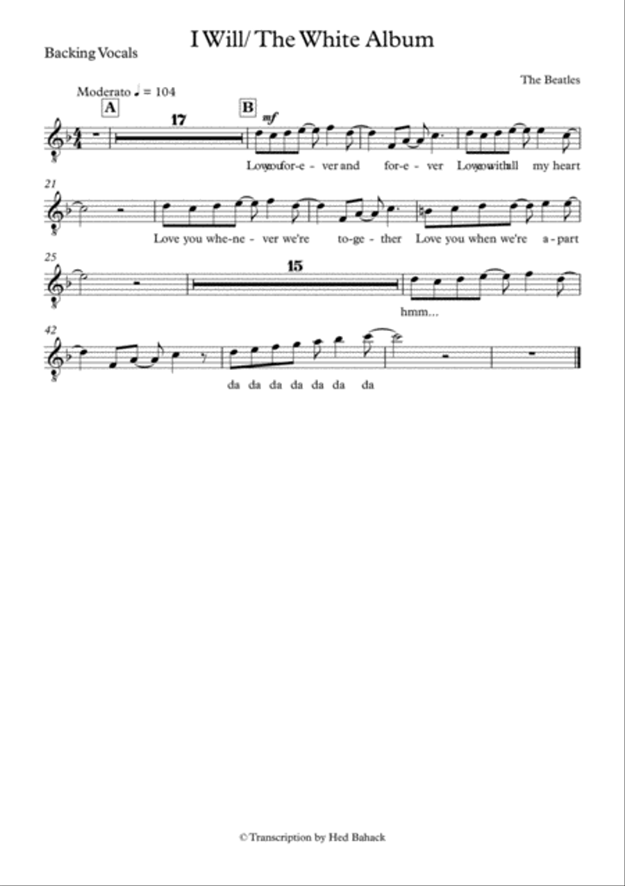 I Will I Will Small Ensemble scores gallery preview page 6