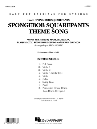 Spongebob Squarepants (Theme) (arr. Larry Moore) - Full Score