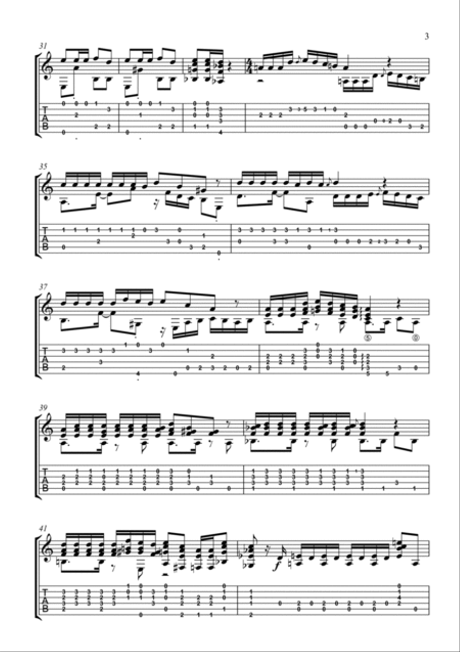 Tqg Acoustic Guitar scores gallery preview page 3