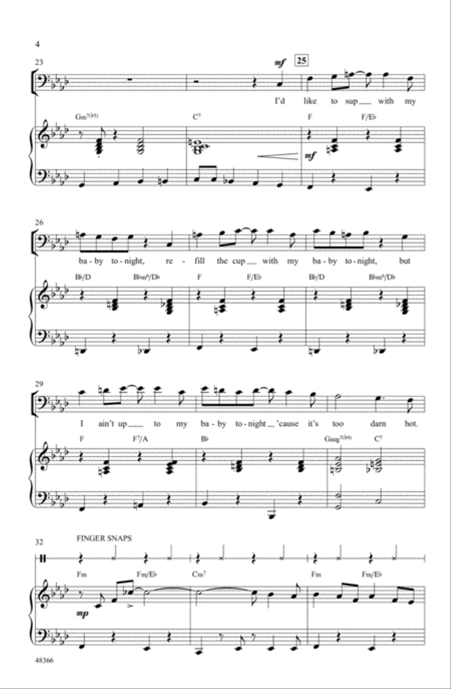 Too Darn Hot Choir scores gallery preview page 3
