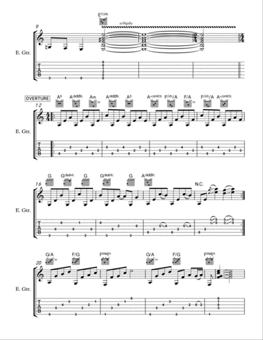 Battle of San Jacinto Electric Guitar scores gallery preview page 2
