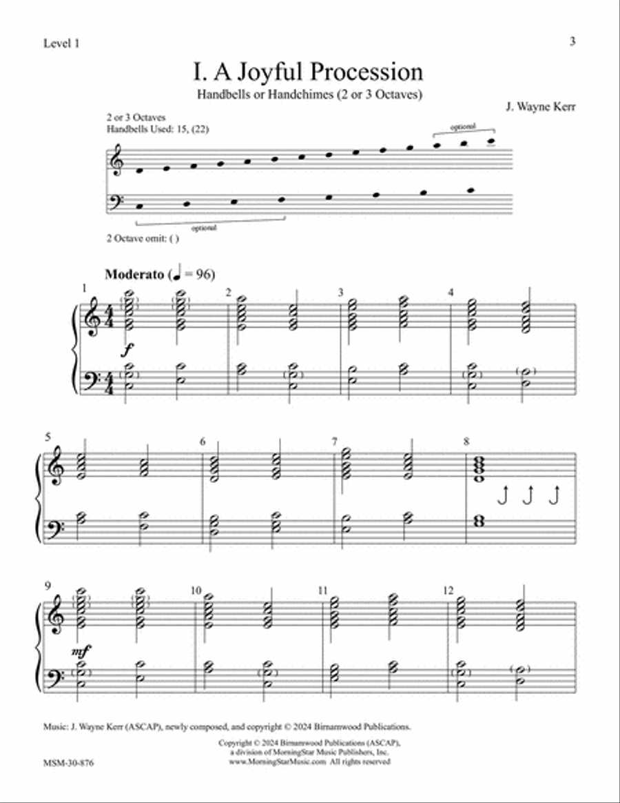 Trilogy of Joy 3-Octaves scores gallery preview page 3