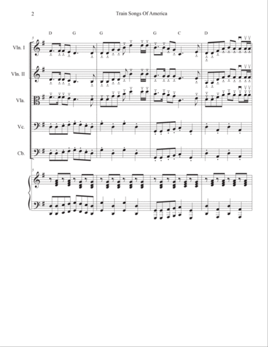Wabash Cannonball Cello scores gallery preview page 3