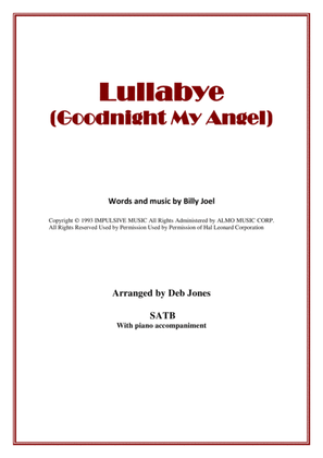 Book cover for Lullabye (Goodnight, My Angel)