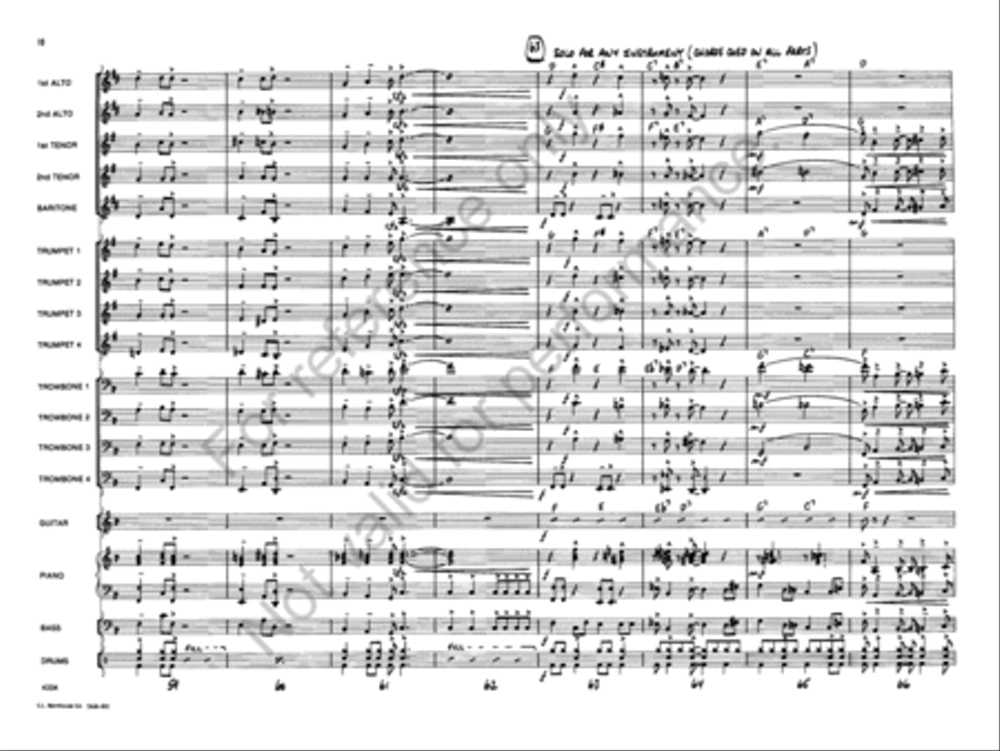 Gospel John Jazz Ensemble scores gallery preview page 10