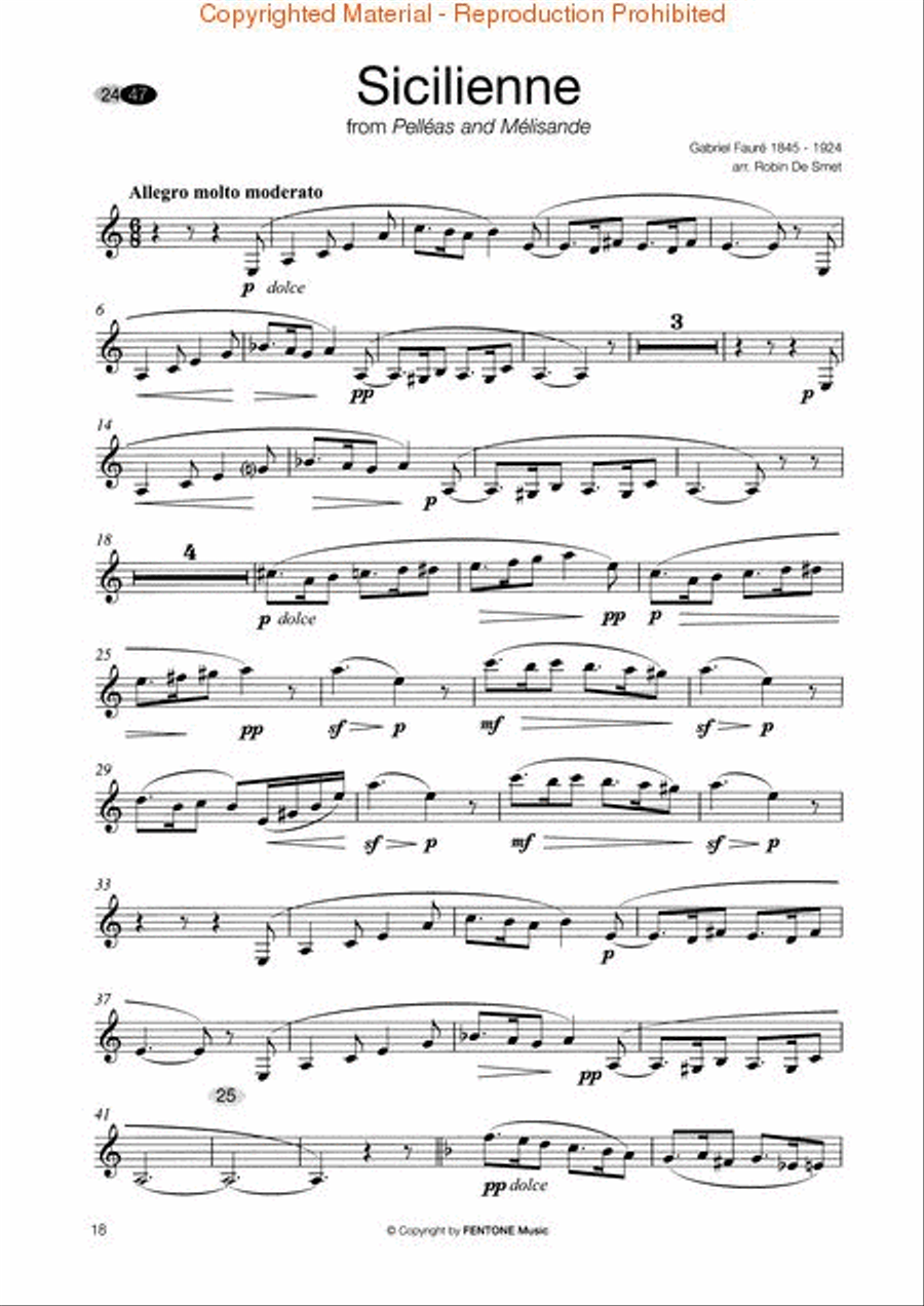 From Bach to Ravel From Bach to Ravel Clarinet Solo scores gallery preview page 4