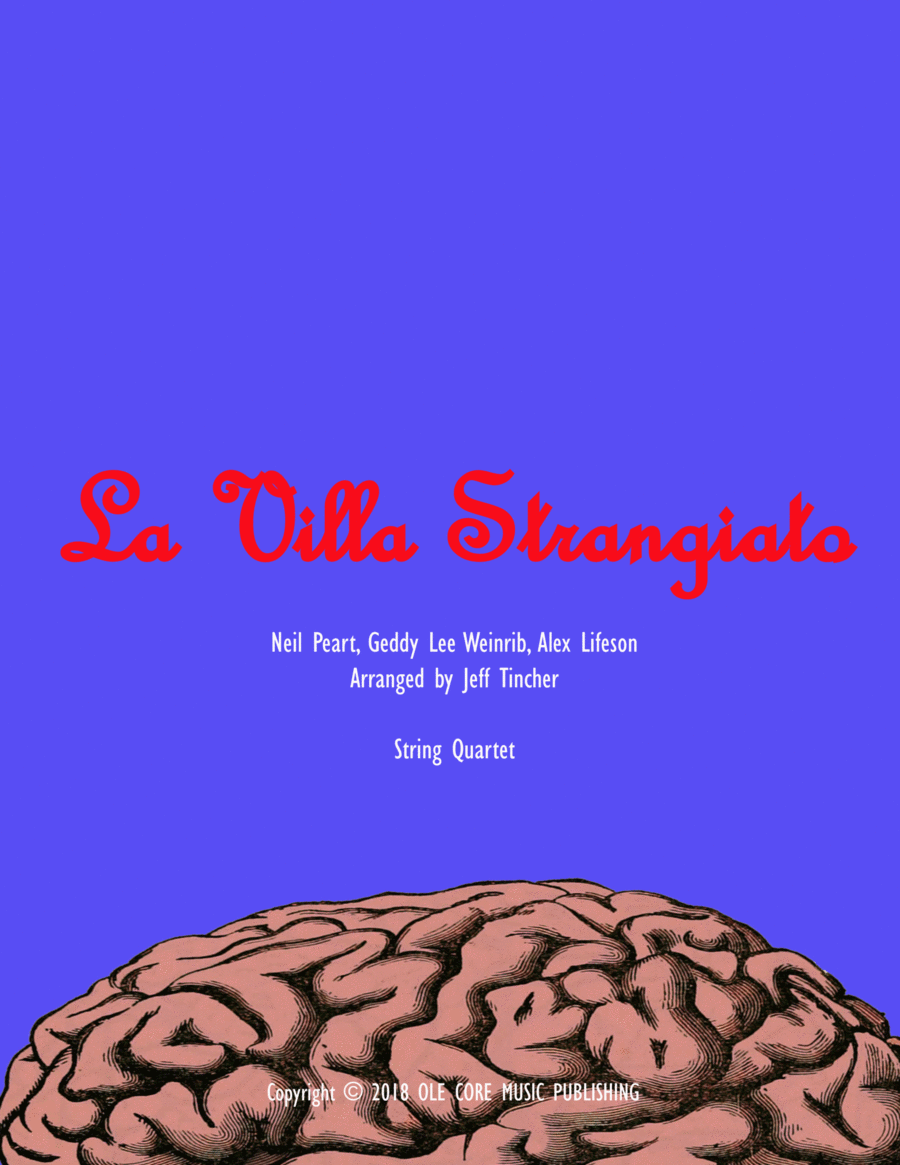 La Villa Strangiato La Villa Strangiato String Quartet scores gallery preview page 1