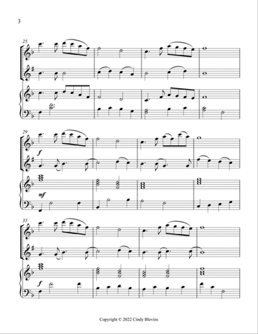 What A Friend We Have In Jesus, Piano, Flute and Clarinet Woodwind Duet scores gallery preview page 4