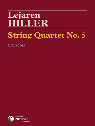 String Quartet No. 5 - Score