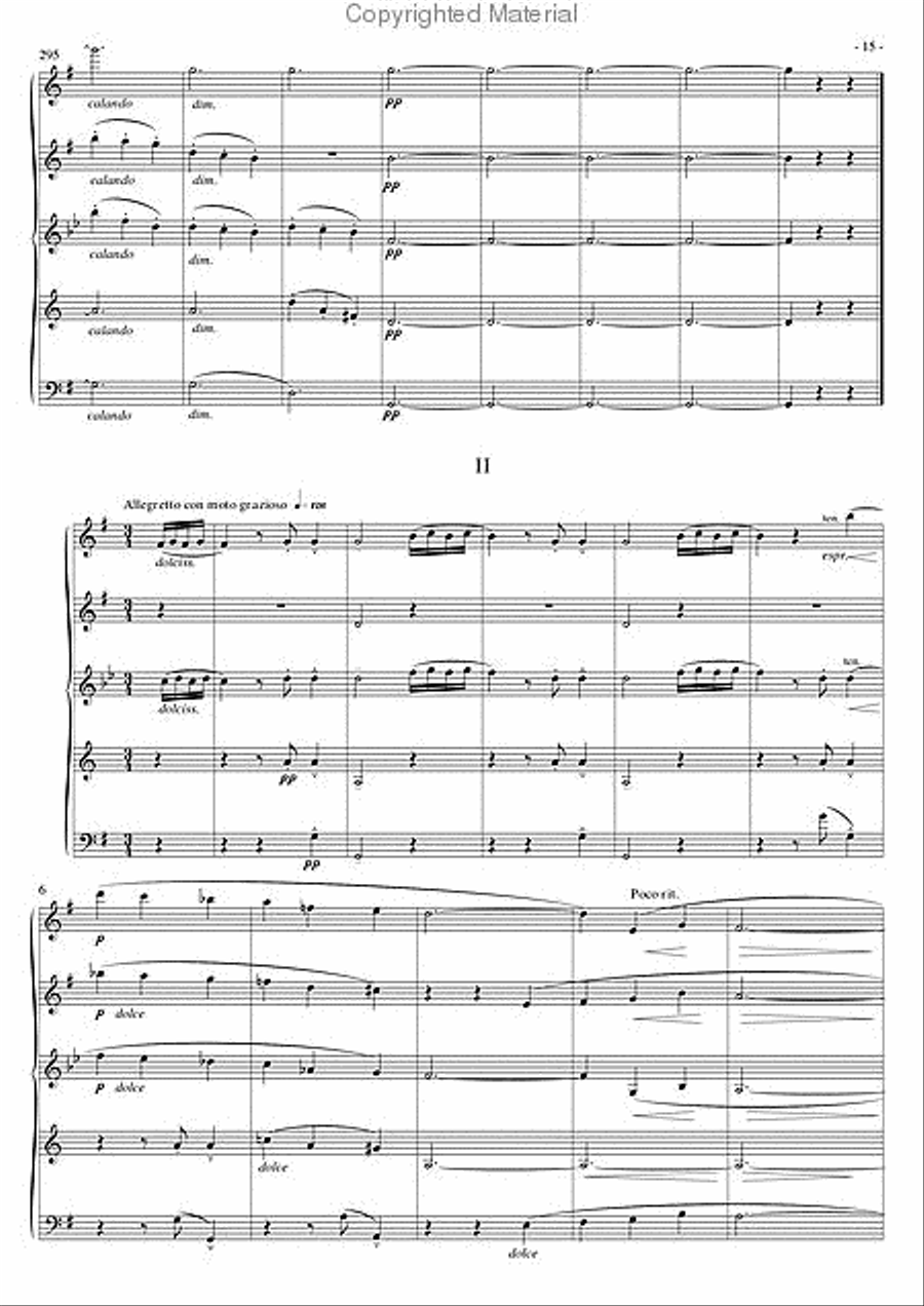 Wind Quintet Woodwind Quintet scores gallery preview page 3