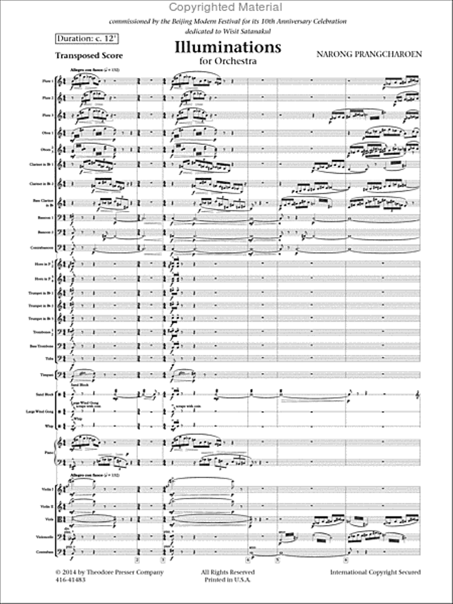 Illuminations Illuminations Orchestra scores gallery preview page 2