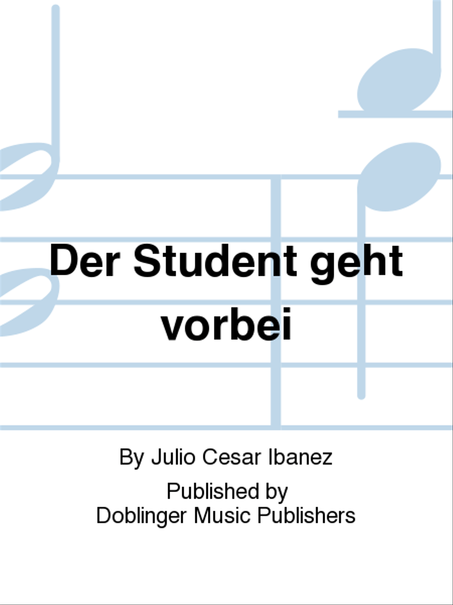 DER STUDENT GEHT VORBEI DER STUDENT GEHT VORBEI School and Community scores gallery preview page 1