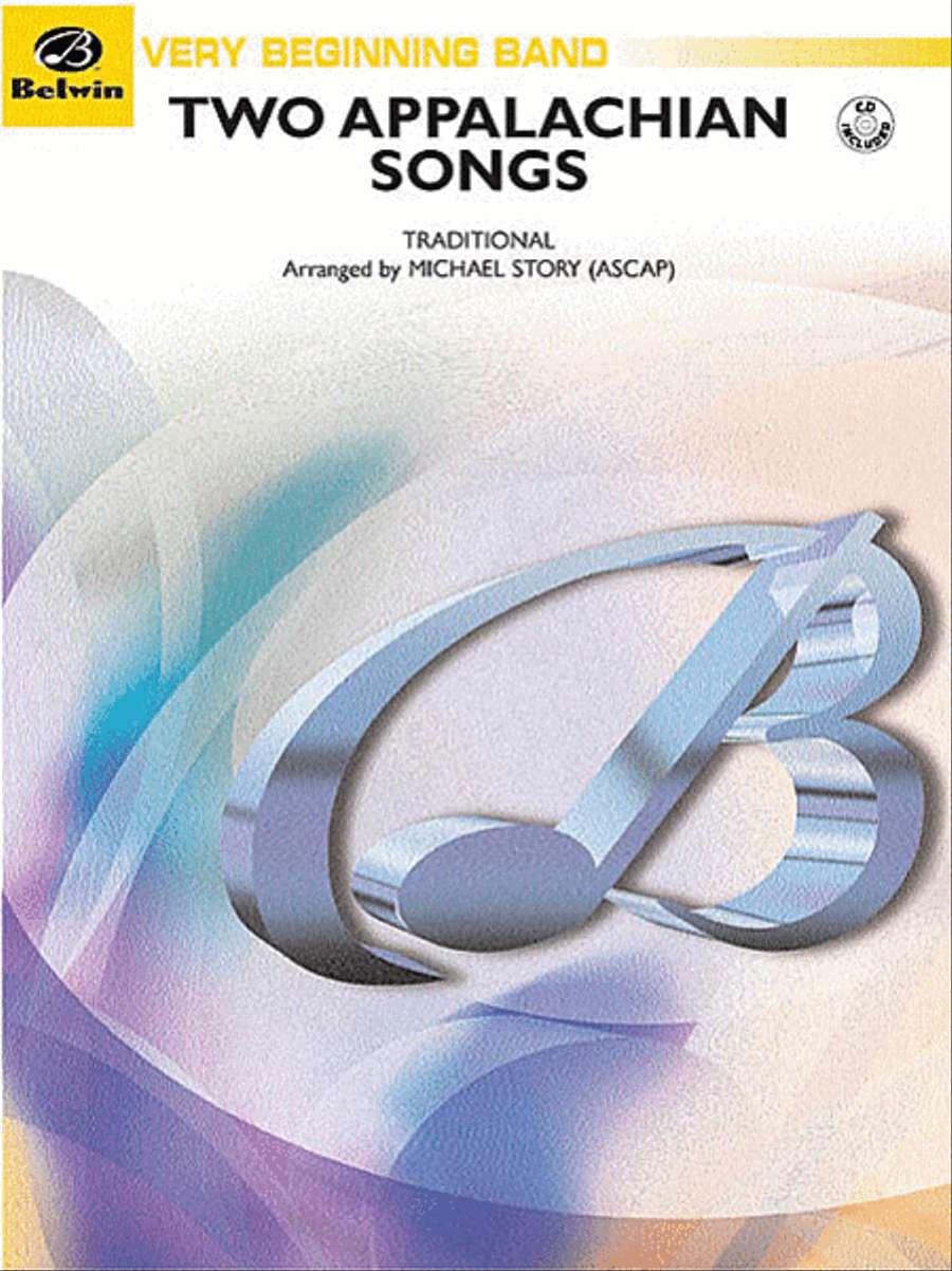 Two Appalachian Songs Concert Band scores gallery preview page 1