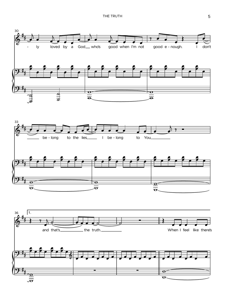 The Truth Voice scores gallery preview page 5