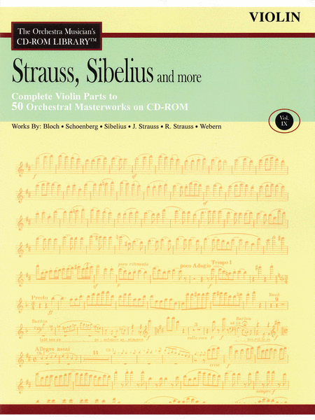 Strauss, Sibelius and More - Volume IX (Violin)