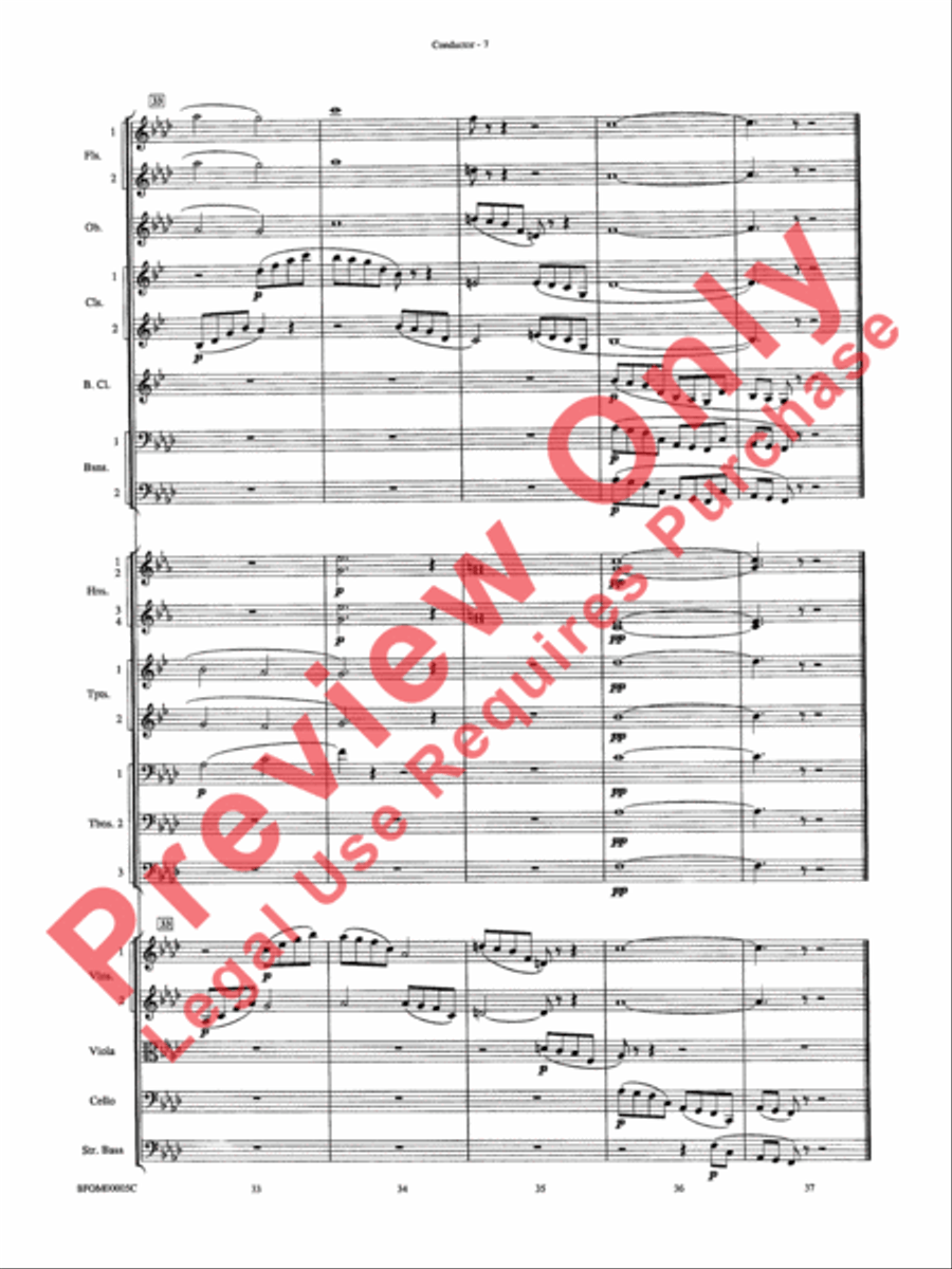 Song without Words Full Orchestra scores gallery preview page 9