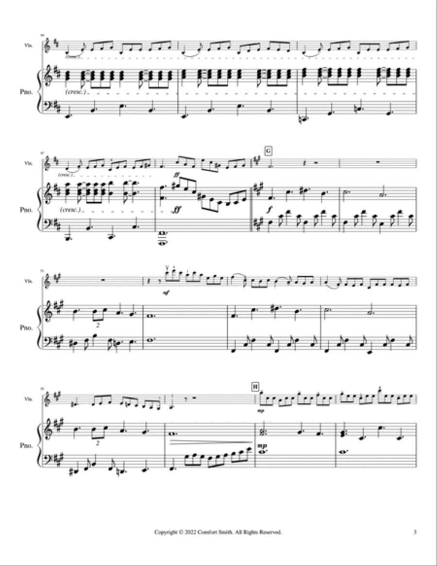 Sing We Now of Christmas - with Celtic flair! Violin Solo scores gallery preview page 4