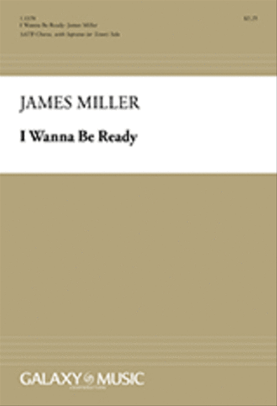 I Wanna be Ready 4-Part scores gallery preview page 1