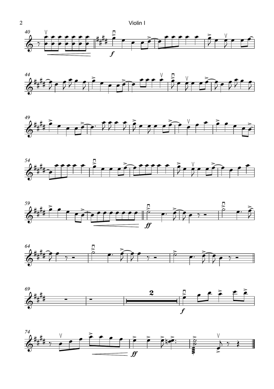 La Bamba String Quartet scores gallery preview page 4