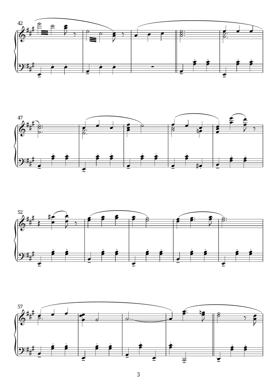 Que Sera, Sera (Whatever Will Be, Will Be) Piano Solo scores gallery preview page 3