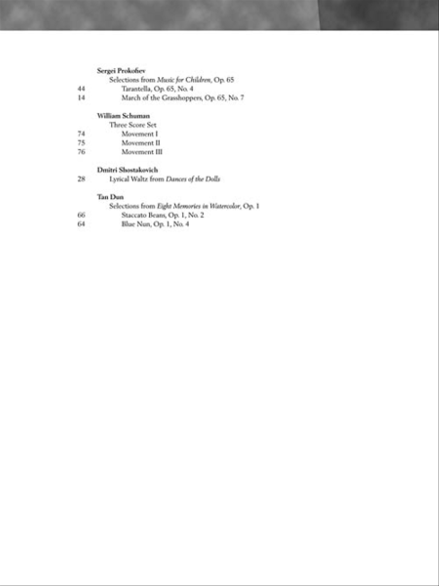 The 20th Century – Upper Intermediate Level Piano Solo scores gallery preview page 5