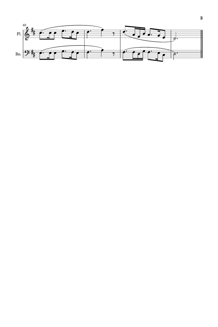 Christmas Classics for Flute and Bassoon. 10 Carols + 1 Bonus. Woodwind Duet scores gallery preview page 3